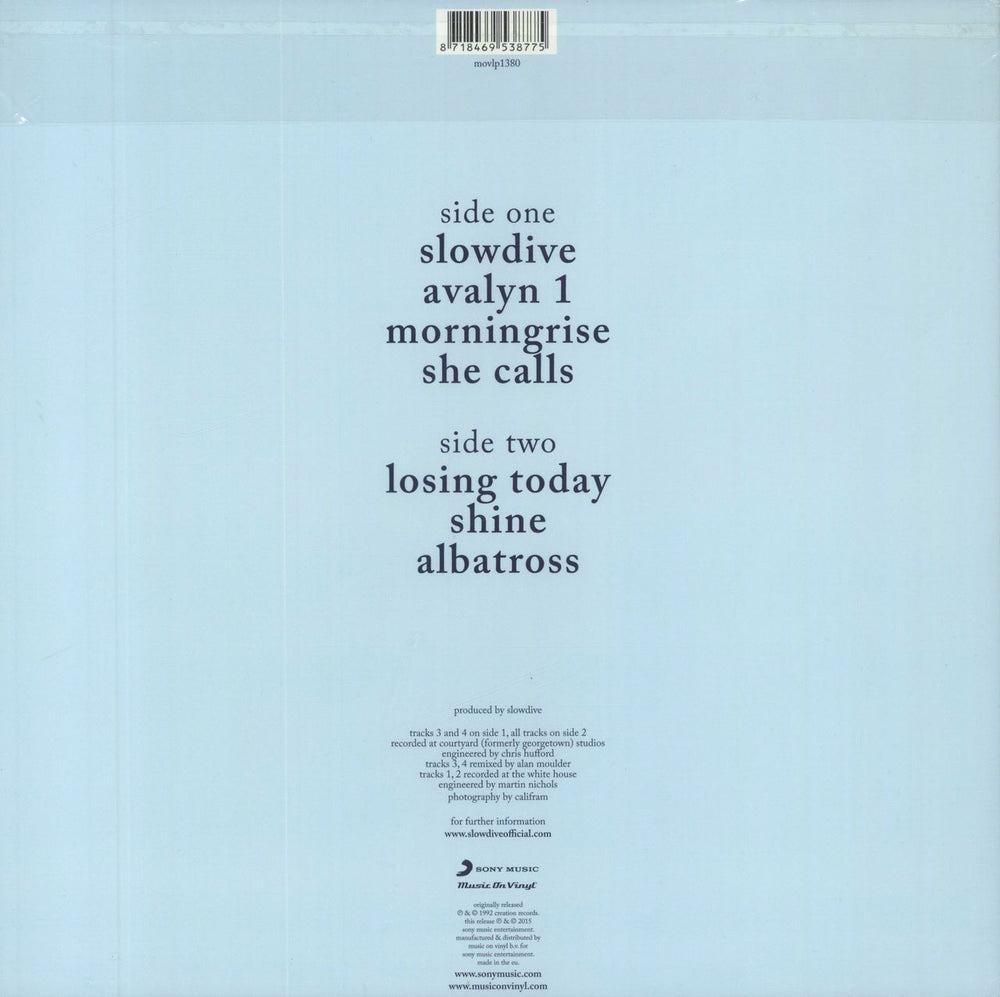 Slowdive Blue Day - RSD15 UK vinyl LP album (LP record) 8718469538775