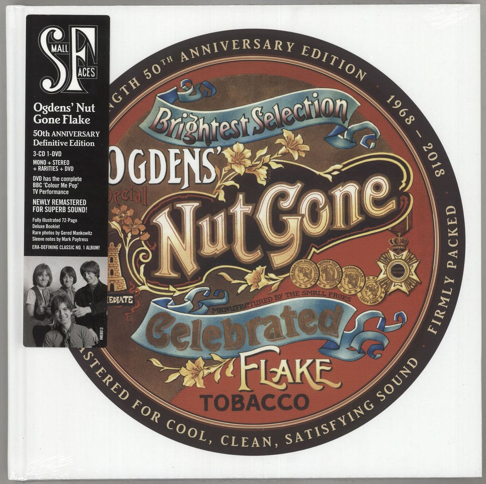 Small Faces Ogdens' Nut Gone Flake - 50th Anniversary Definitive Edition - Sealed UK 3-disc CD/DVD Set IMEB012