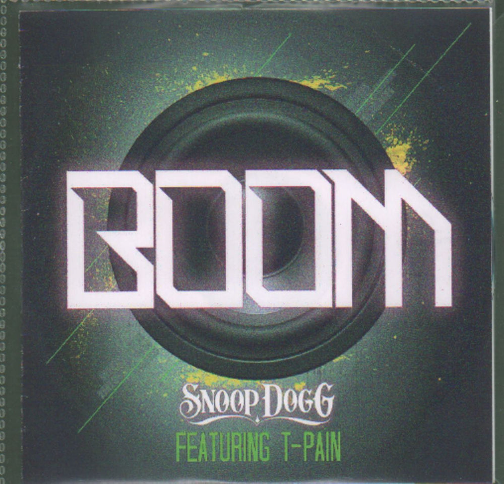 Snoop Doggy Dogg Boom UK Promo CD-R acetate CD-R