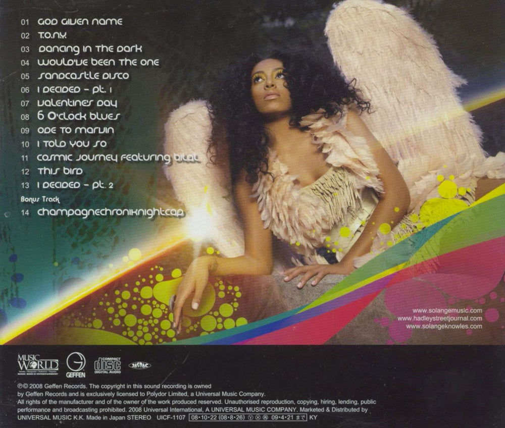 Solange Knowles Sol-Angel And The Hadley St. Dreams Japanese Promo 