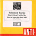 Solomon Burke Don't Give Up On Me Dutch Promo CD single (CD5 / 5") 1146-2