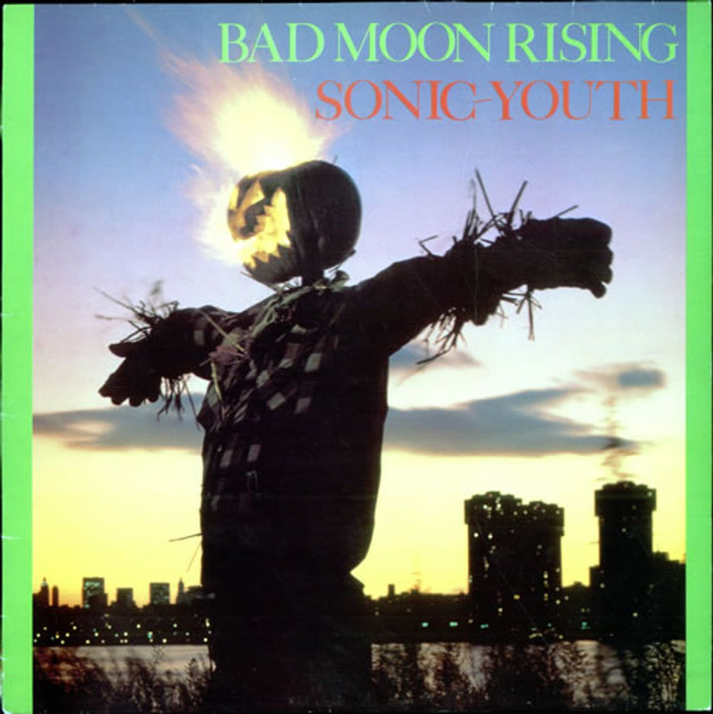 Sonic Youth Bad Moon Rising UK vinyl LP album (LP record) BFFP1