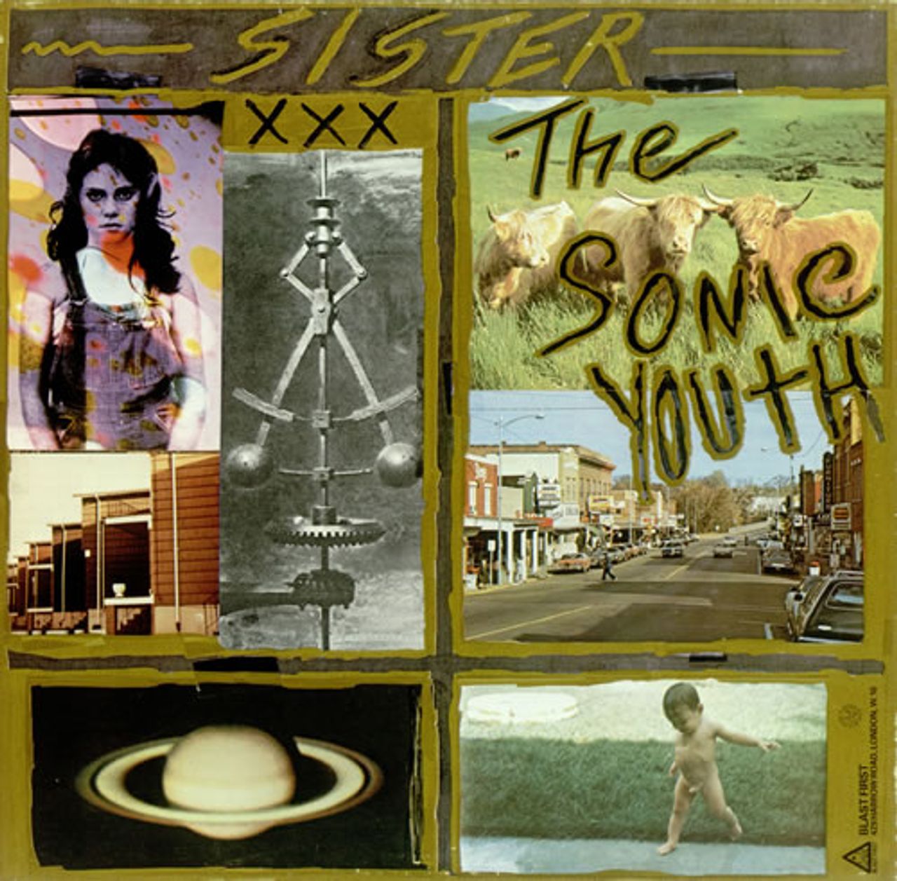 Sonic Youth Sister - 1st - Uncensored Sleeve UK Vinyl LP