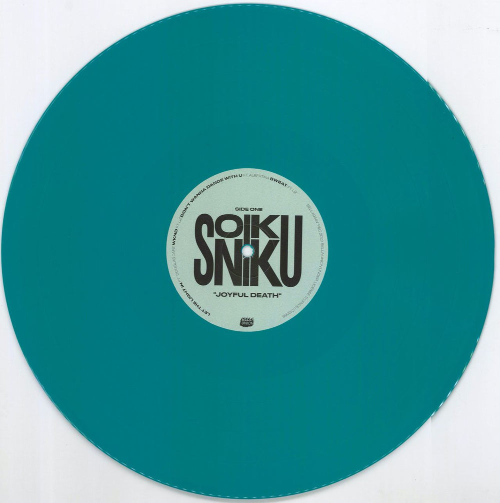 Sonikku Joyful Death - Mint Green Vinyl UK vinyl LP album (LP record) 30-LPJO771495