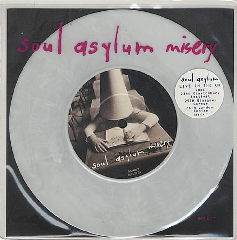 Soul Asylum Misery - White Vinyl UK 7" vinyl single (7 inch record / 45) 6621097