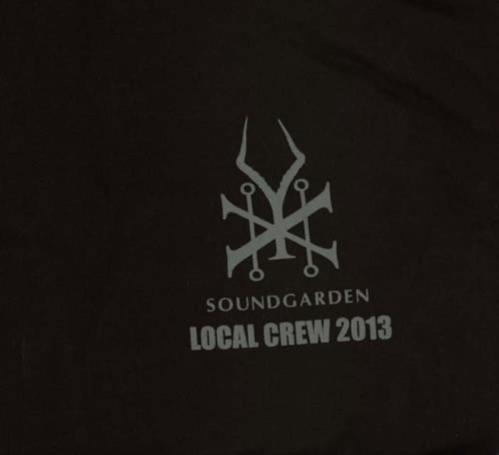 Soundgarden 2013 Tour - Local Crew - 2XL UK t-shirt CREW T-SHIRT