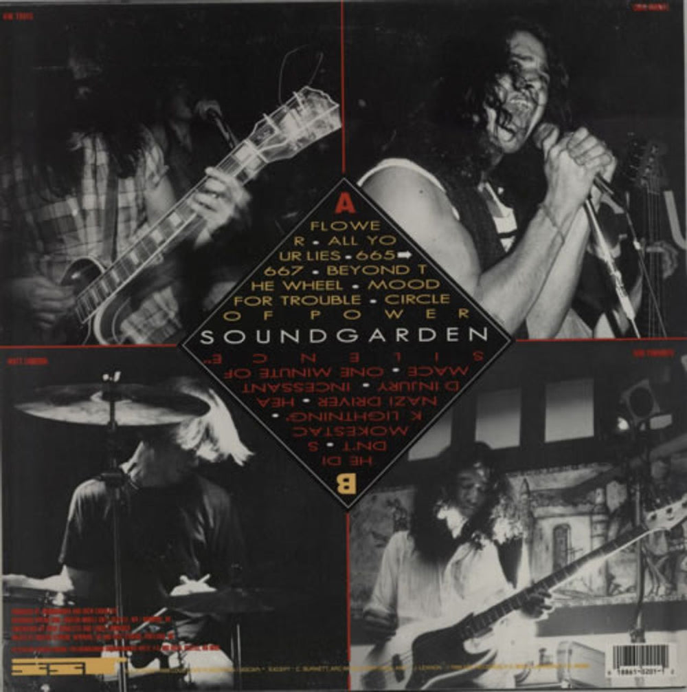 Soundgarden Ultramega O.K. - Black Vinyl US vinyl LP album (LP record) SOULPUL139563