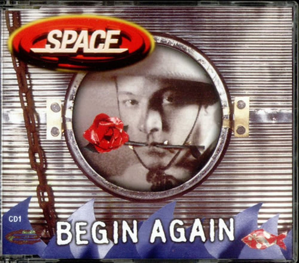 Space (90s) Begin Again UK 2-CD single set (Double CD single) CX/DGUT19