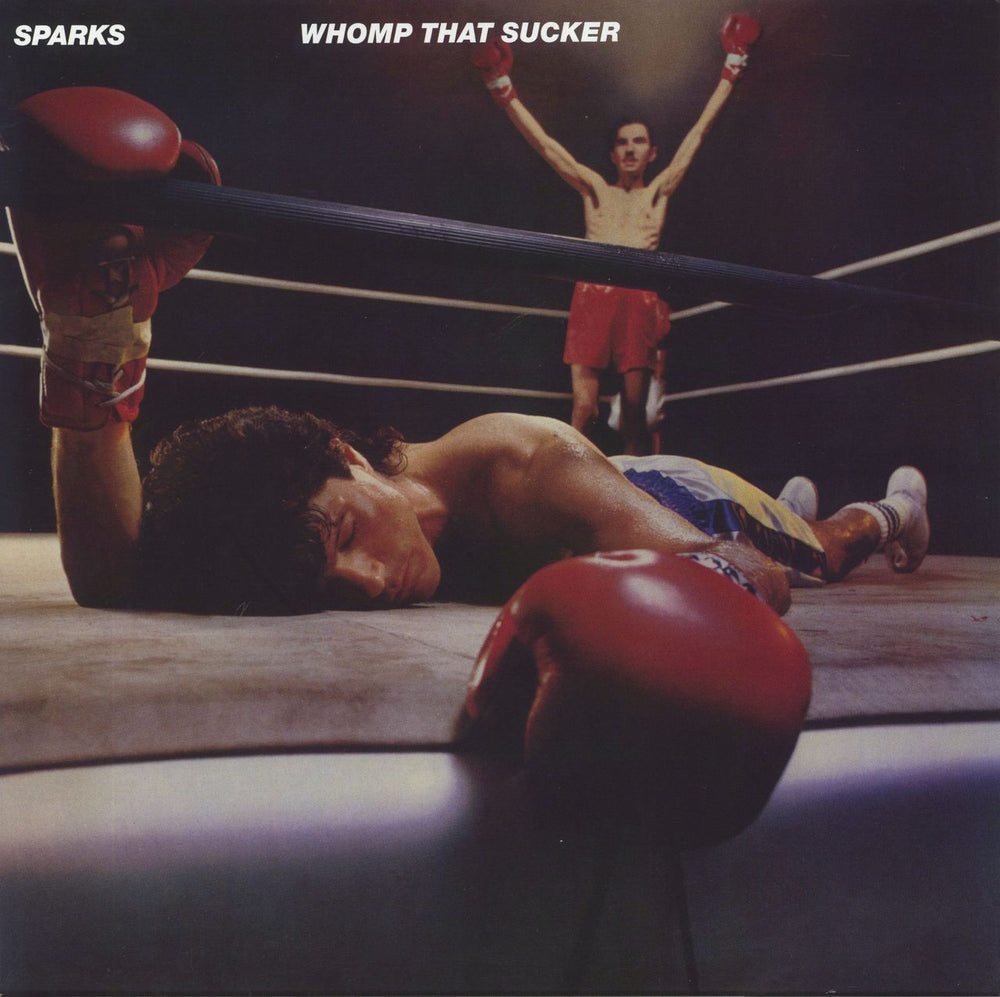 Sparks Whomp That Sucker - Red & Blue Split vinyl UK vinyl LP album (LP record) V302