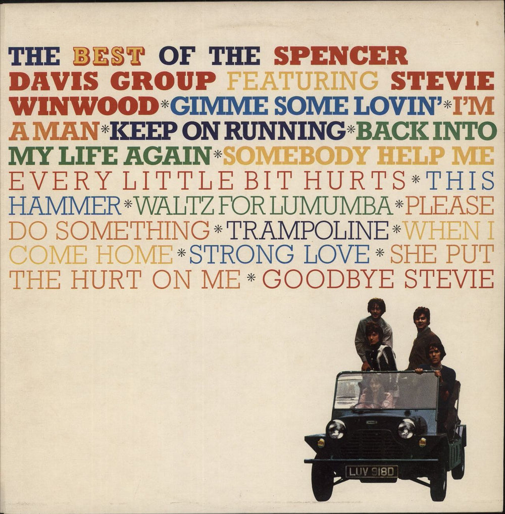 Spencer Davis Group The Best Of The Spencer Davis Group - 3rd UK vinyl LP album (LP record) ILPS9070