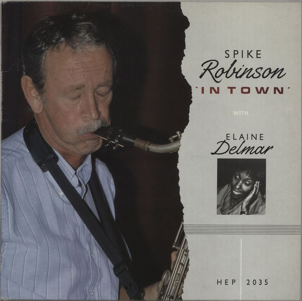 Spike Robinson In Town UK vinyl LP album (LP record) HEP2035