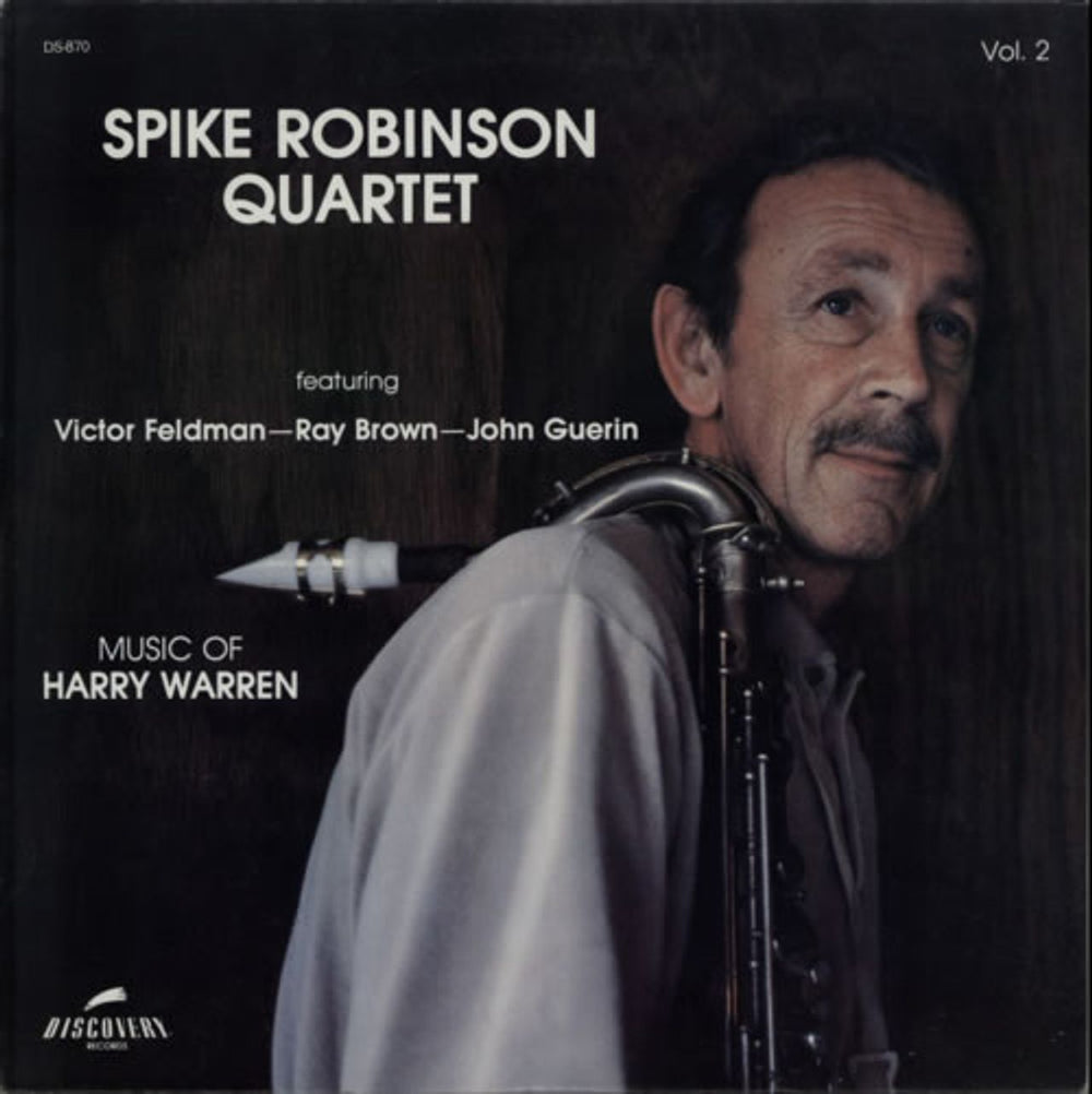 Spike Robinson Music Of Harry Warren US vinyl LP album (LP record) DS-870