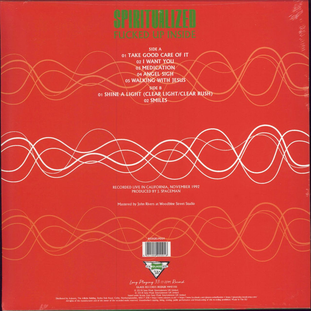 Spiritualized Fucked Up Inside - 180gm - Sealed UK vinyl LP album (LP record) 5051996900916