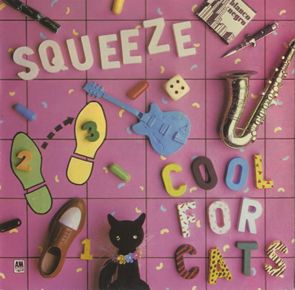 Squeeze Cool For Cats - Pink Vinyl UK 7" vinyl single (7 inch record / 45) AMS7426