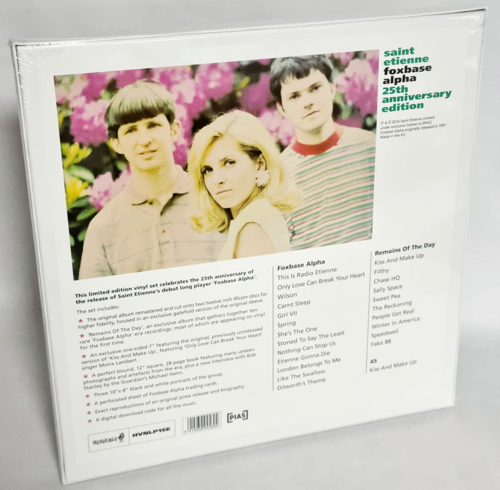 St Etienne Foxbase Alpha - 25th Anniversary Edition UK 3-LP vinyl record set (Triple LP Album) ETI3LFO775797