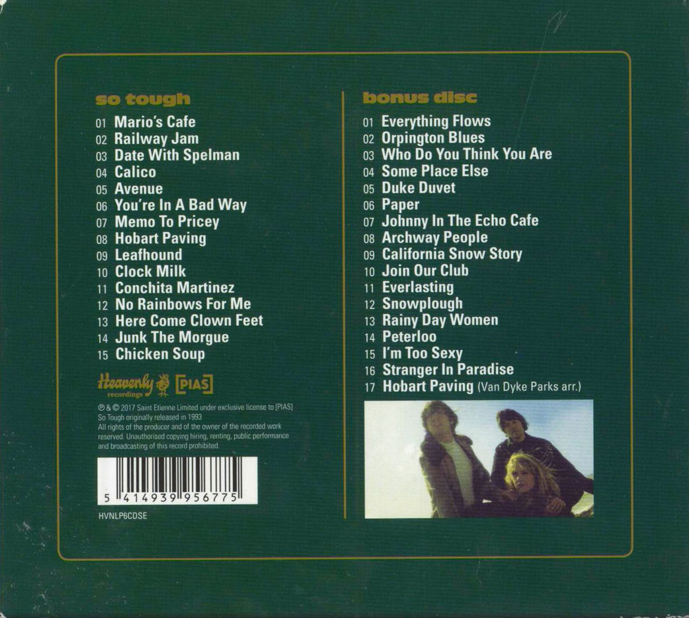 St Etienne So Tough: 2017 Deluxe Edition UK 2 CD album set (Double CD) 5414939956775