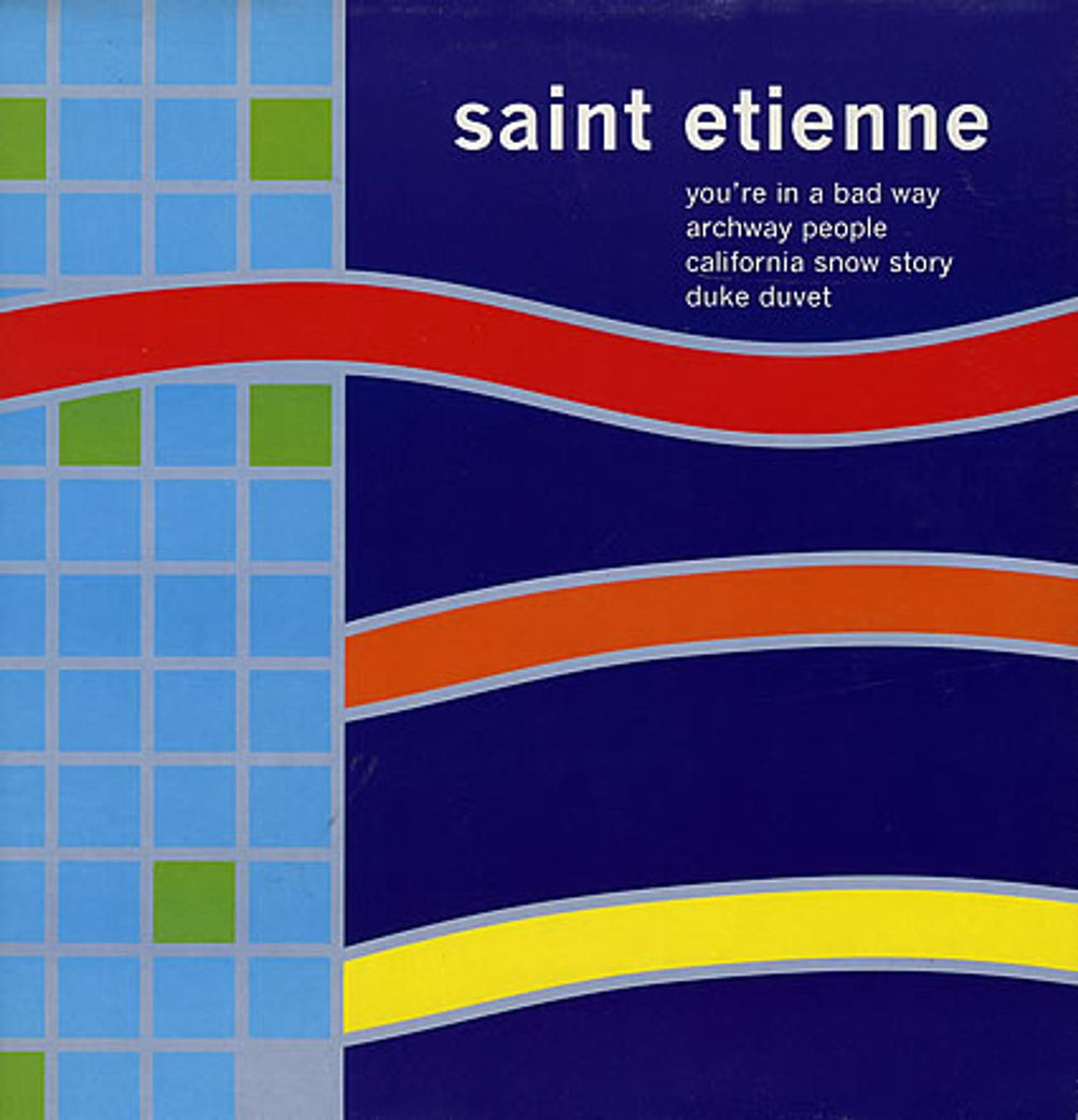 St Etienne You're In A Bad Way UK 12" vinyl single (12 inch record / Maxi-single) HVN2512