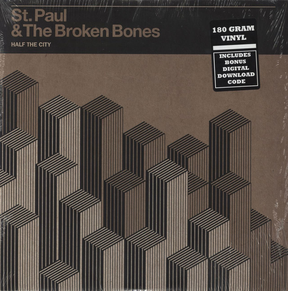 St. Paul & The Broken Bones  Half The City - 180gram Vinyl - Sealed US vinyl LP album (LP record) SL003