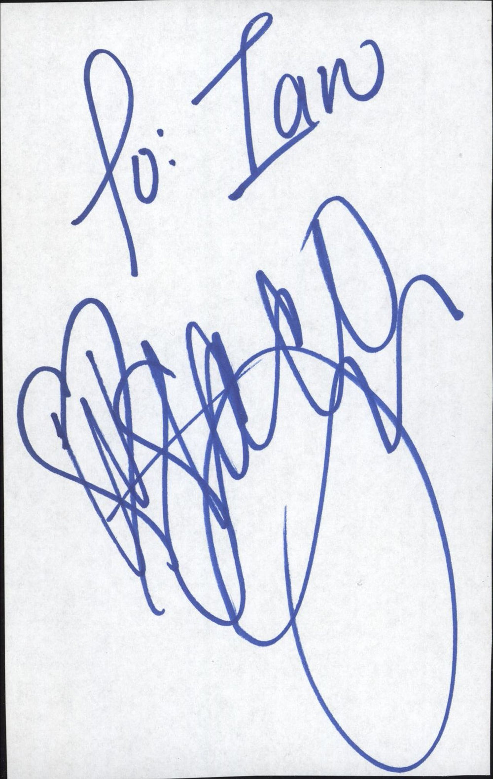 Stacie Orrico Autograph UK memorabilia AUTOGRAPH