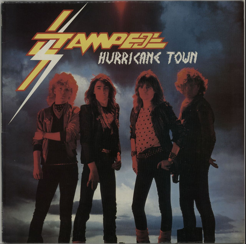 Stampede Hurricane Town UK vinyl LP album (LP record) POLS1083