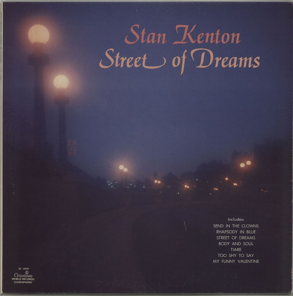 Stan Kenton Street Of Dreams US vinyl LP album (LP record) ST1079