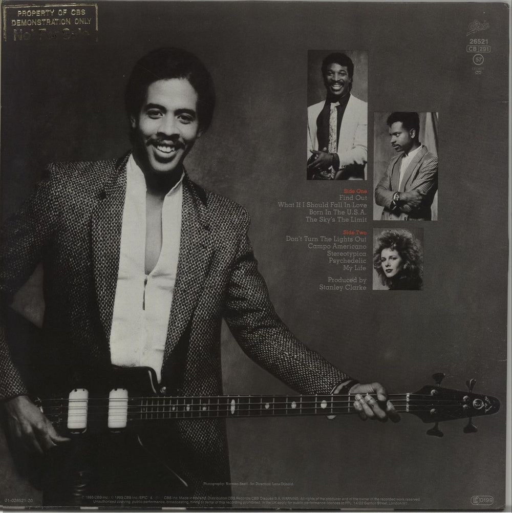 Stanley Clarke Find Out! - hype stickered Dutch vinyl LP album (LP record) SC8LPFI582690