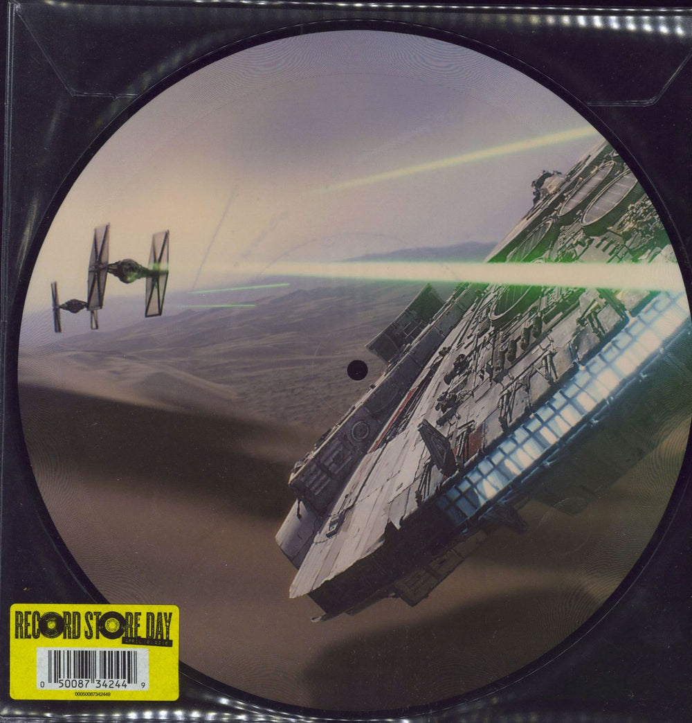 Star Wars March of The Resistance/Rey's Theme US 10" Vinyl Picture Disc (10 inch Record Single) D002367111