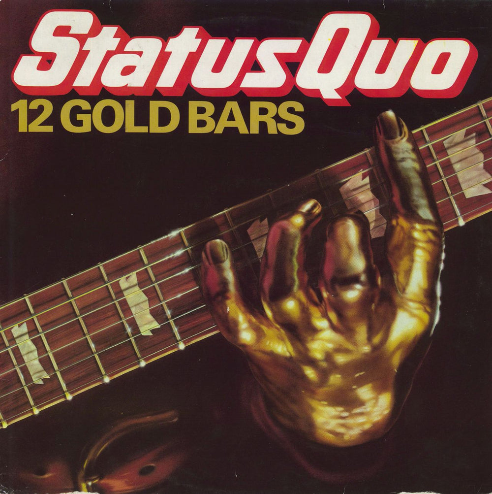 Status Quo 12 Gold Bars German vinyl LP album (LP record) 6360179