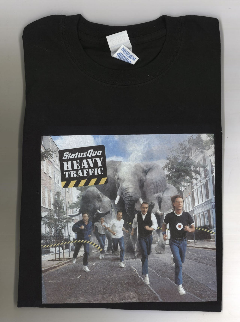 Status Quo Heavy Traffic 2002 + Calendar, Stub, T-Shirt & Bag UK tour programme