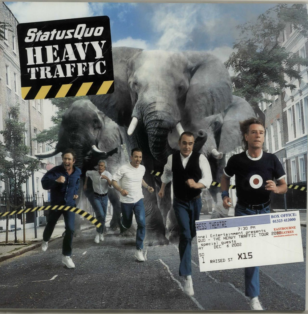 Status Quo Heavy Traffic 2002 + Ticket Stub, Calendar & CD UK tour programme TOUR PROGRAMME