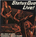 Status Quo Live! - EX UK 7" vinyl single (7 inch record / 45) QUO13