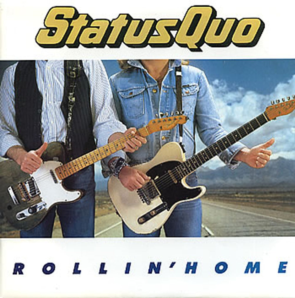 Status Quo Rollin' Home - injection - P/S UK 7" vinyl single (7 inch record / 45) QUO18