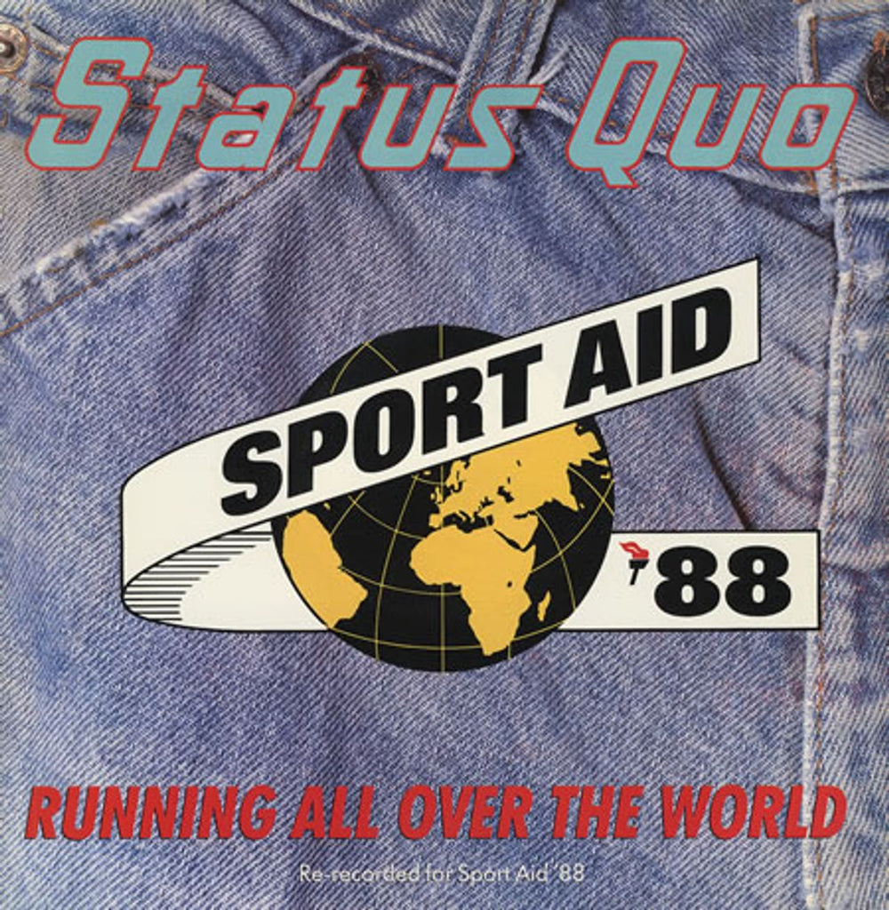 Status Quo Running All Over The World UK 12" vinyl single (12 inch record / Maxi-single) QUAID112