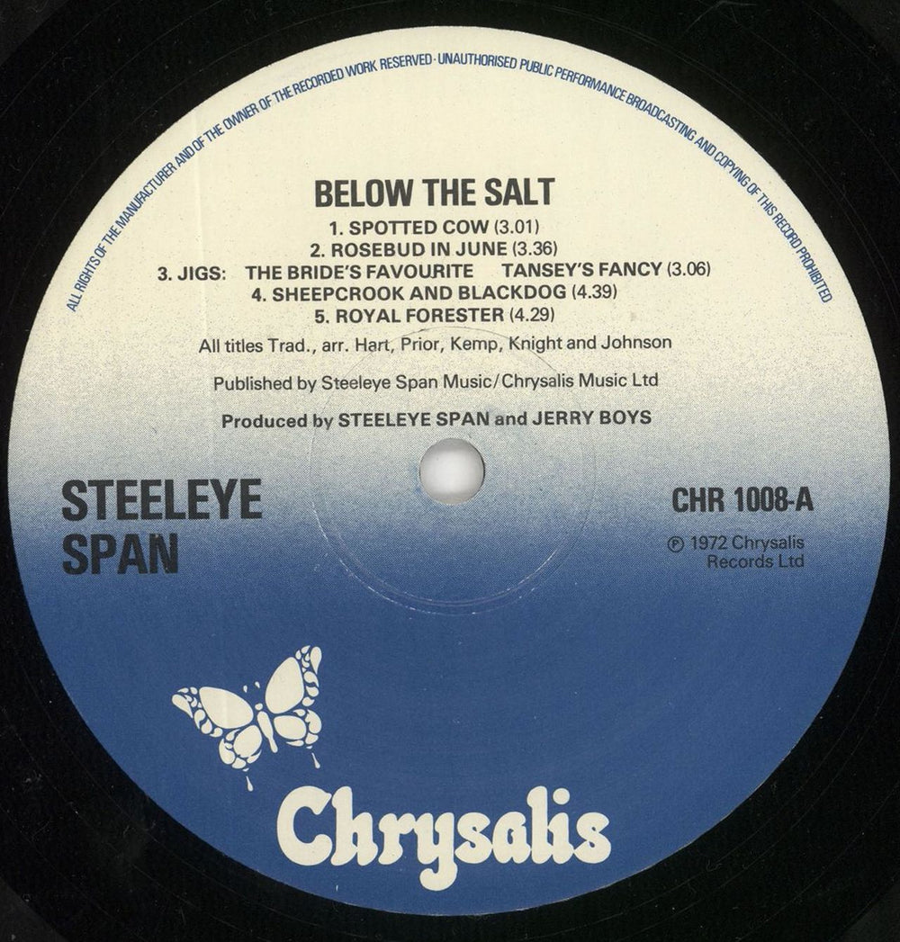 Steeleye Span Below The Salt - 2nd UK vinyl LP album (LP record) SSPLPBE236464