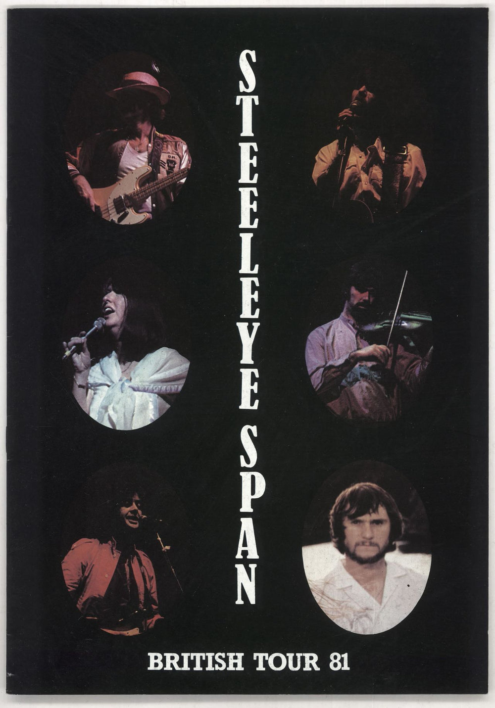 Steeleye Span British Tour 81 UK tour programme PROGRAMME