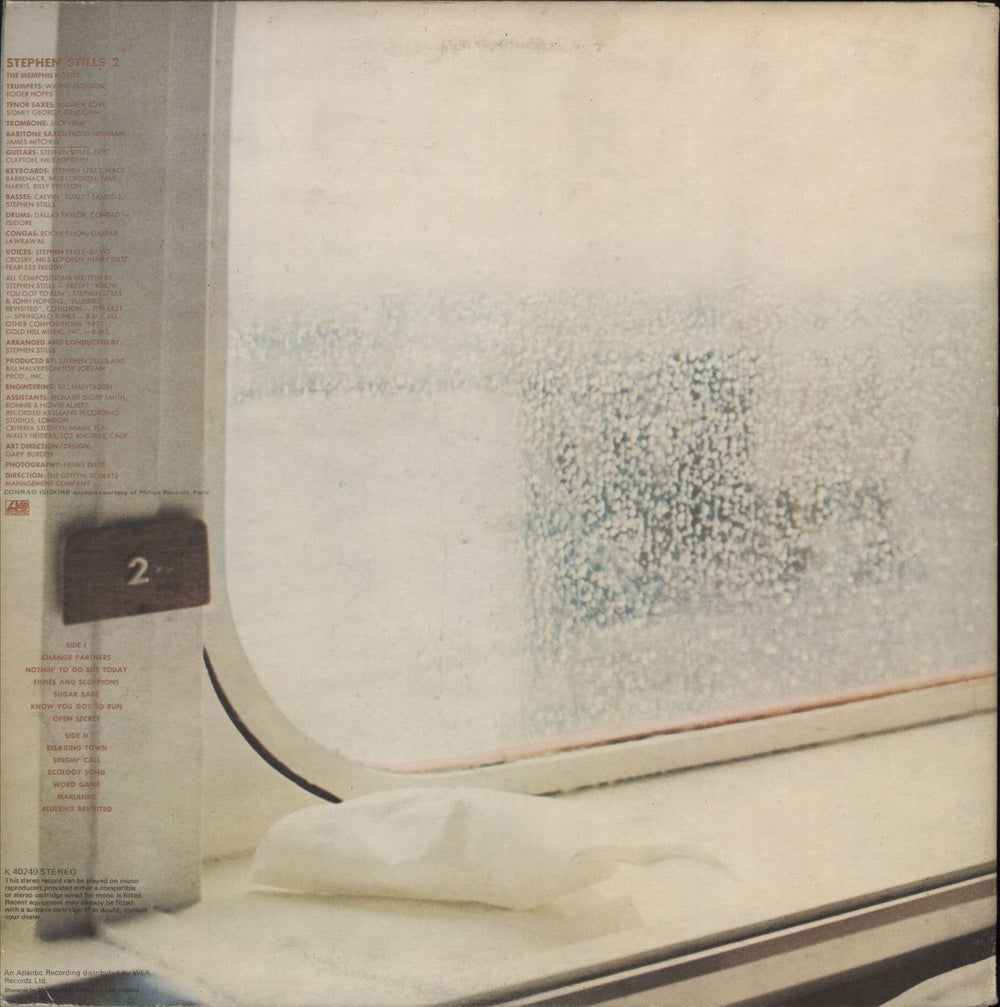 Stephen Stills Stephen Stills 2 - EX UK vinyl LP album (LP record)