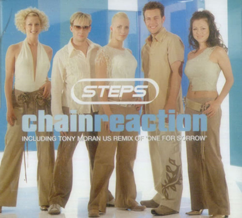 Steps Chain Reaction UK CD single (CD5 / 5") 9201422