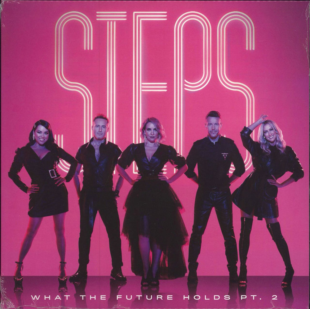 Steps What The Future Holds Pt. 2 - Pink & Clear Vinyl - Sealed UK vinyl LP album (LP record) 4050538684209