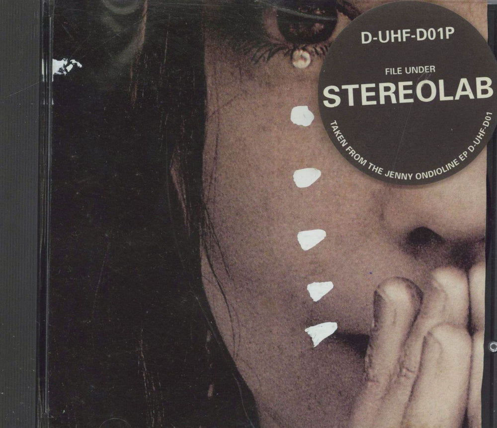 Stereolab French Disko - Hand-Painted UK CD single (CD5 / 5") D-UHF-D01P