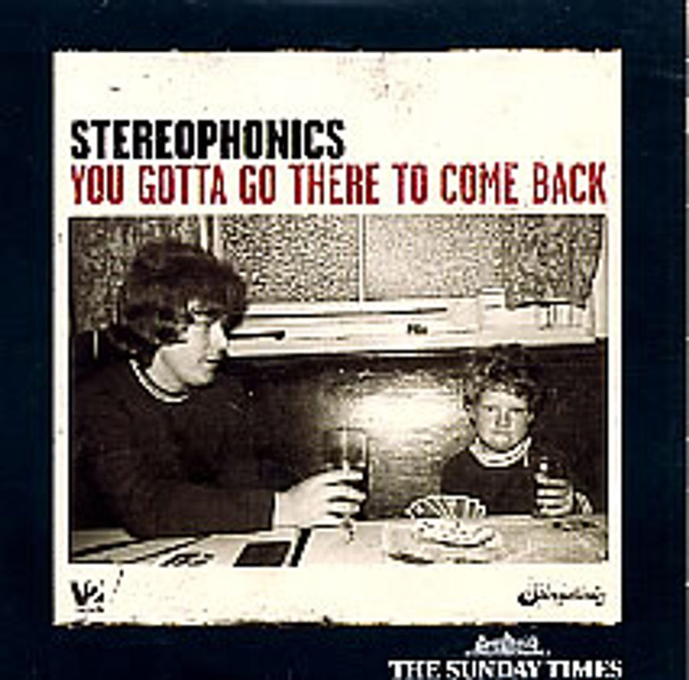 Stereophonics You Gotta Go There To Come Back - Sunday Times UK Promo CD album (CDLP) VVR1024022P