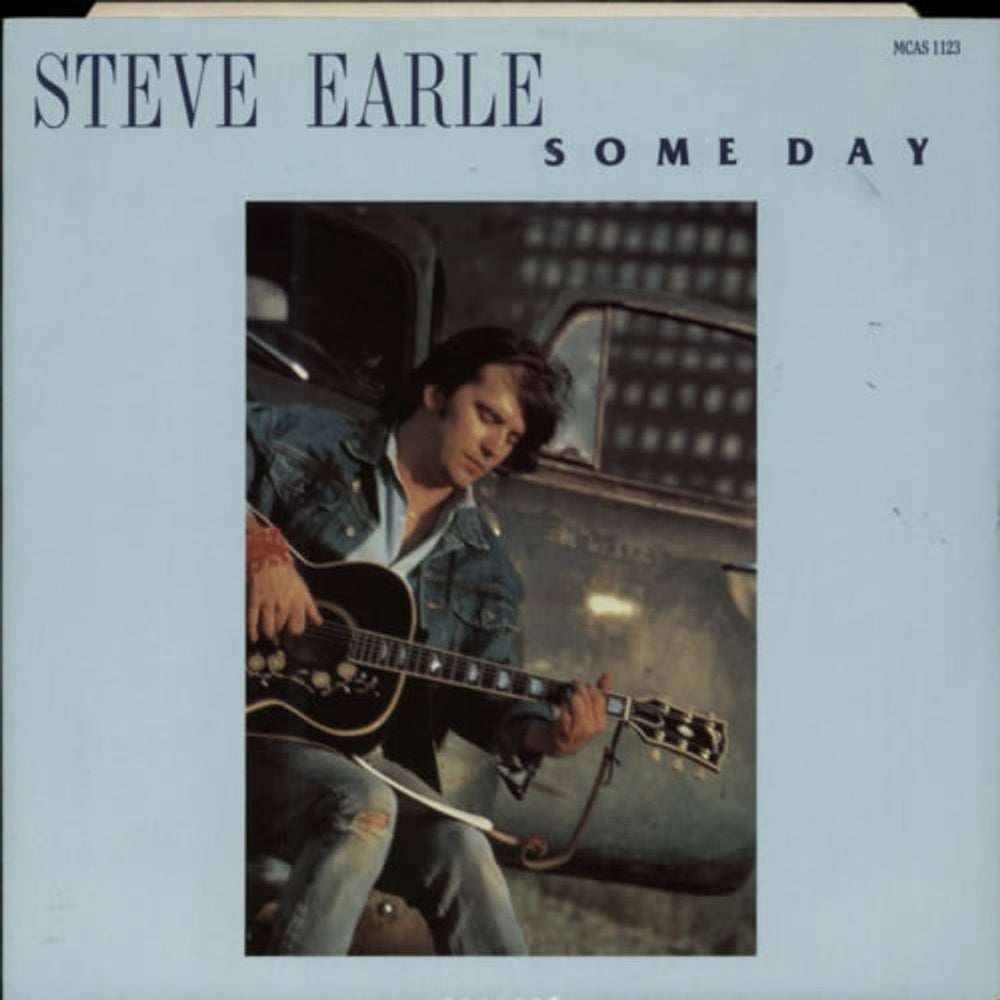 Steve Earle Someday UK 12" vinyl single (12 inch record / Maxi-single) MCAS1123