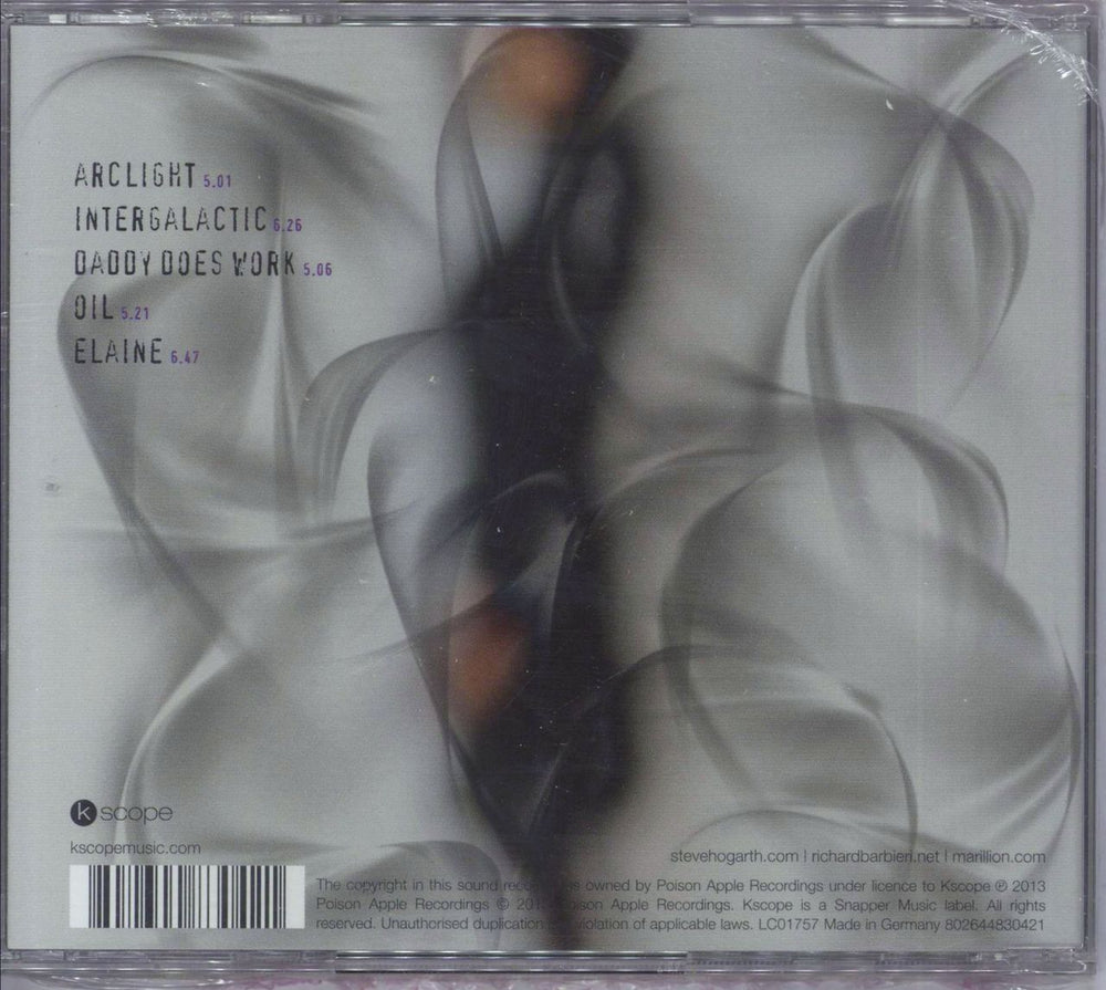 Steve Hogarth Arc Light - Jewel Case - Sealed UK CD single (CD5 / 5") 802644830421