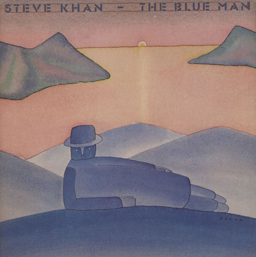 Steve Khan The Blue Man US vinyl LP album (LP record) JC35539