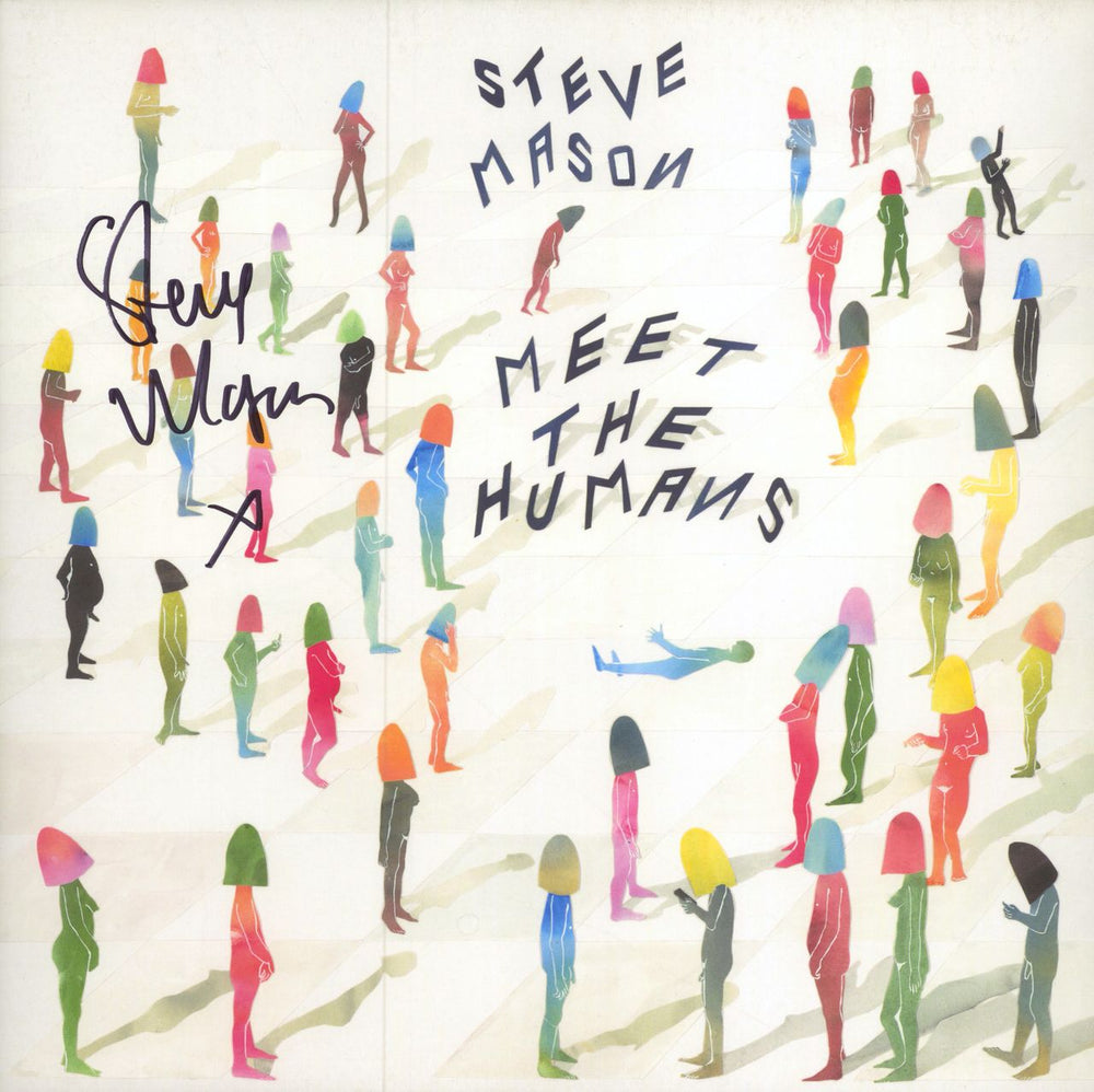 Steve Mason Meet The Humans - Autographed UK vinyl LP album (LP record) DS107LP