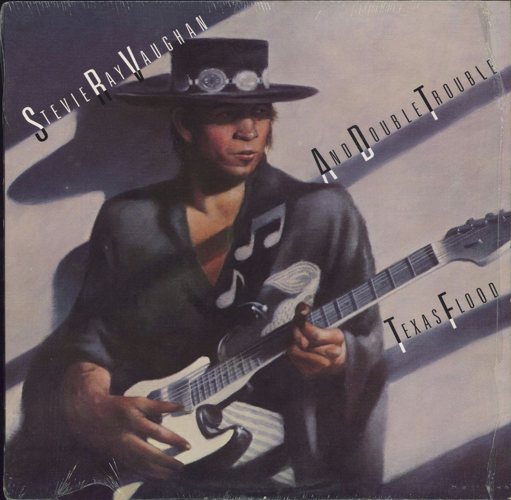 Stevie Ray Vaughan Texas Flood - Shrink US vinyl LP album (LP record) FE38734