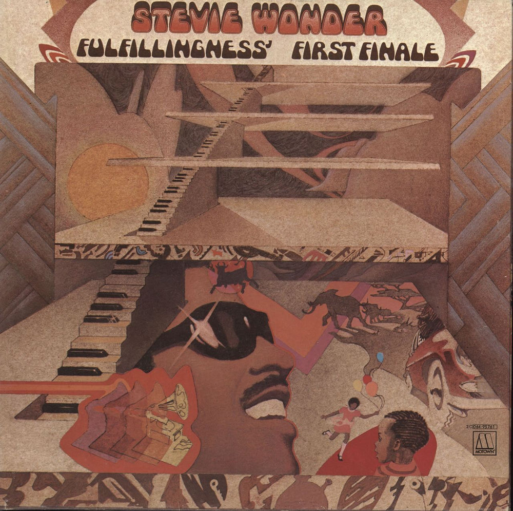 Stevie Wonder Fulfillingness' First Finale Italian vinyl LP album (LP record) 3C064-95761