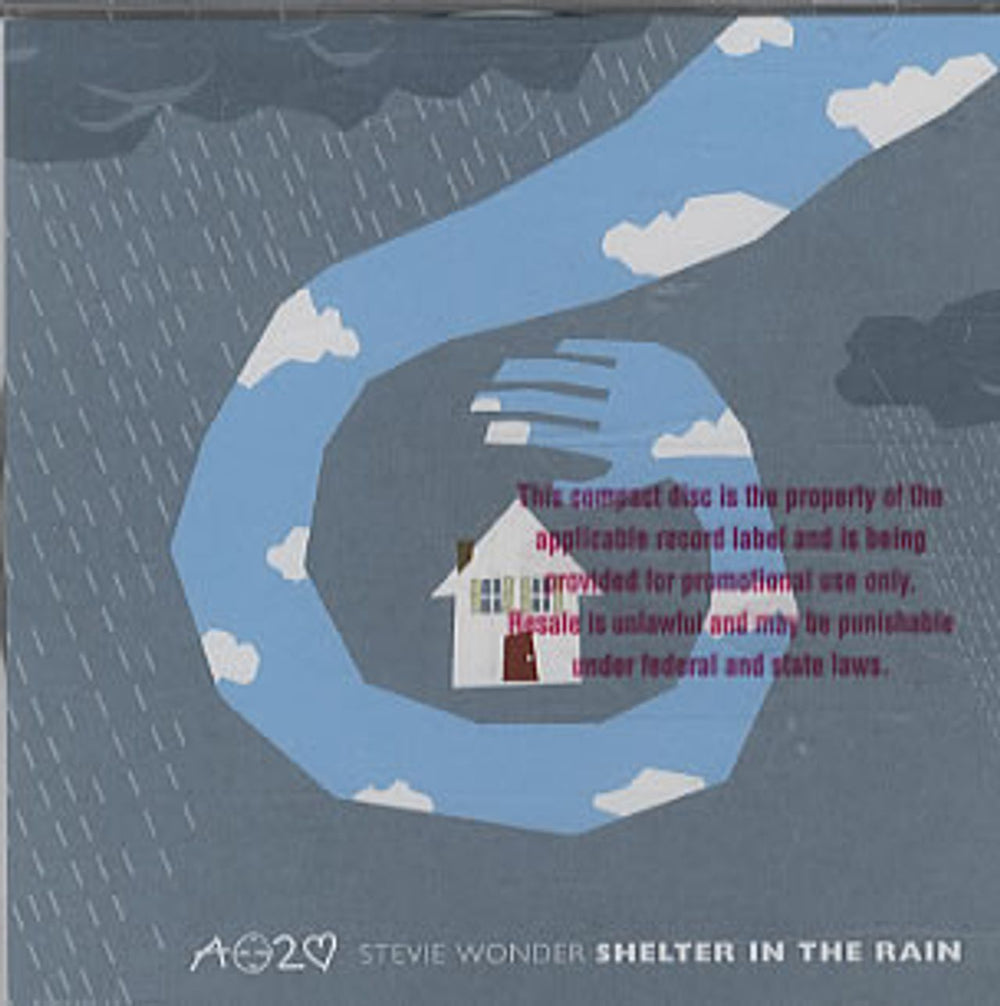 Stevie Wonder Shelter In The Rain US CD single (CD5 / 5") B0005699-32