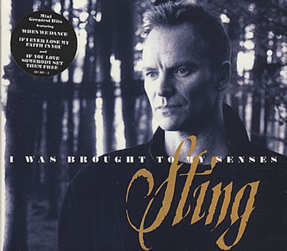 Sting I Was Brought To My Senses - Digipak UK CD single (CD5 / 5") 581891-2