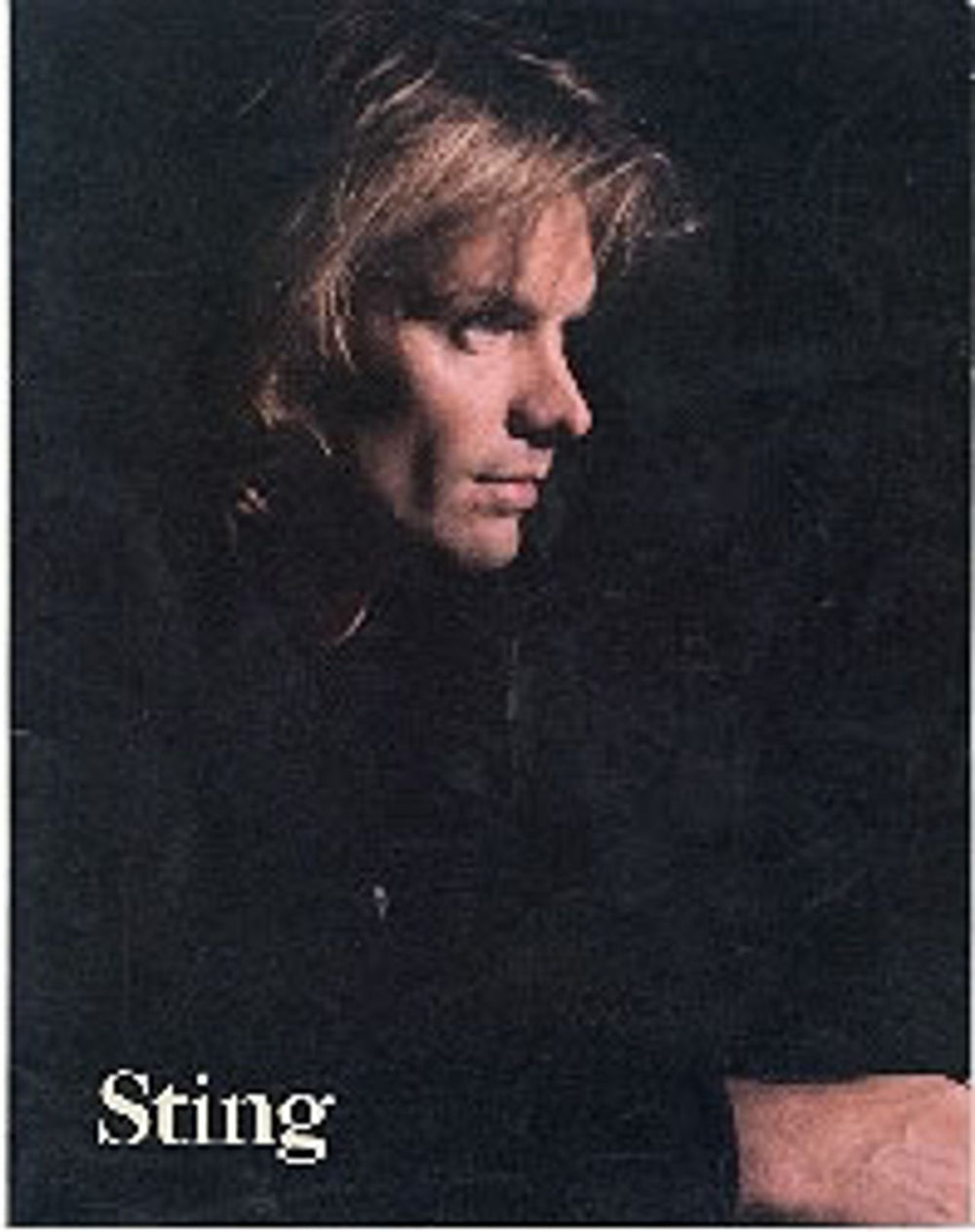 Sting Nothing Like The Sun Japanese tour programme TOUR PROGRAMME