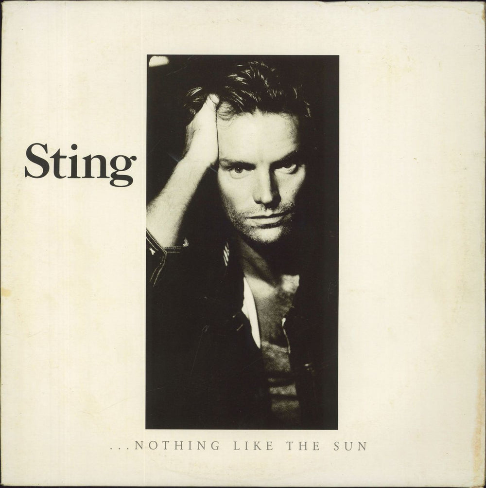 Sting Nothing Like The Sun + Lyric Insert UK 2-LP vinyl record set (Double LP Album) AMA6402